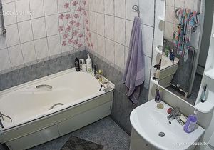 My bathroom is a place where I film voyeur videos