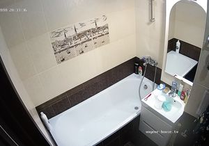 Hospitable voyeur like me always lets a girl use bathroom