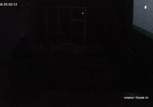 Babe in stockings blows partner's cock in the midnight