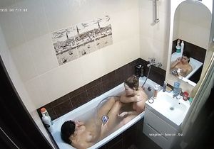 Naughty girl joins my slutty roommate in bathroom