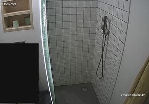 Maid shouldn't have taken the shower cause I set the camera