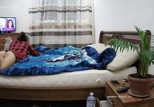 Naked boy persistently fucks my roommate from behind