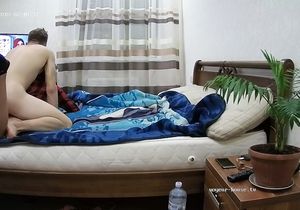 Naked boy persistently fucks my roommate from behind