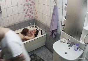 Three friends in my bathroom make me want to ejaculate