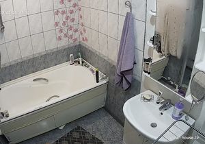 Three friends in my bathroom make me want to ejaculate