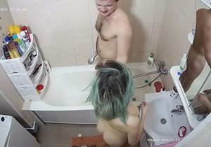 I watch friends taking a shower so don't judge me
