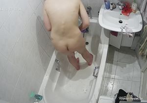 Me and friends jerk off to my tenant' assets in the bathroom