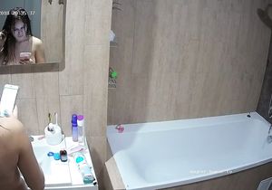 I feel like a detective spying on naked chick taking shower