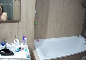 I feel like a detective spying on naked chick taking shower