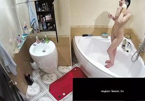 All I see via hidden camera is wife taking shower