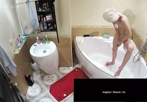 All I see via hidden camera is wife taking shower