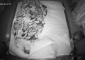 Girls kiss each other lying in the bed and I really turn on