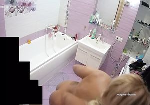 Today I discover Chechen has GF who washes in my bathroom