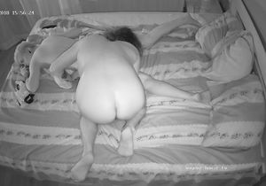 Slender girl gives rimming while my buddy jerks off