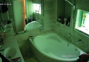 Desire fills my mind as I see neighbor naked in bathroom