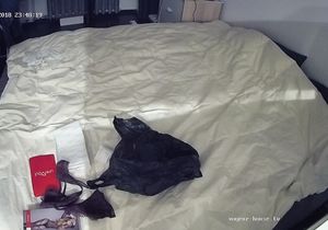 My babe relaxes in marital bed not with me but another man