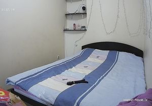 Hussy found some porn and prepared vibrator for masturbation