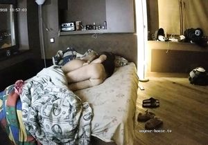 I can see how dude is rubbing hard his girl's pussy