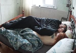 I am spying on bearded dude, brunette, and redhead