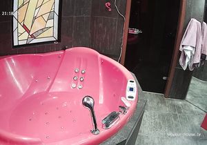 Girl undresses and takes a shower on my hidden cam