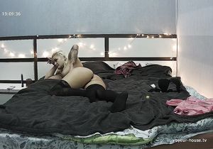 Solo masturbation show by my adorable neighbor girl