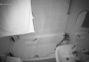 I spied on my teen chubby classmate in the bathroom