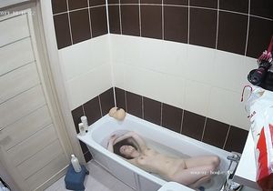 My tenant takes bath with sadness in her eyes