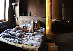 I keep things in order and watch masturbating love