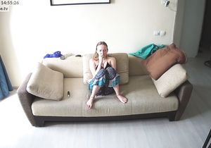 When I saw tenant masturbating I decided to upload video