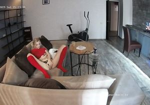 Being the landlord I have right to watch tenant masturbating