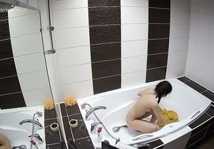 Chick has small vibrator to cum but I have camera to spy