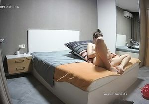 Girl loves spending time on her own in the nude in bed