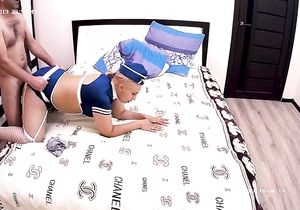 I catch slutty stepmom cheating on my dad with neighbor