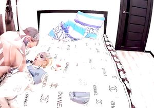 I catch slutty stepmom cheating on my dad with neighbor