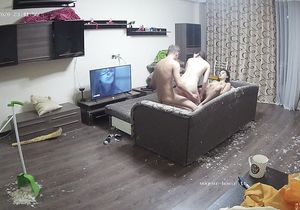 Fuckers made a mess in flat but I like them copulating