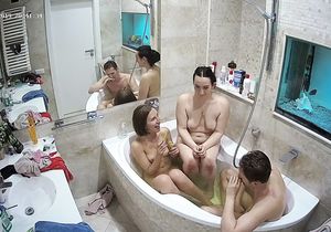 My hidden camera finds fuckers even in the bathroom