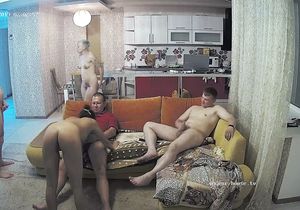 These fuckers copulate in orgy for me to film them