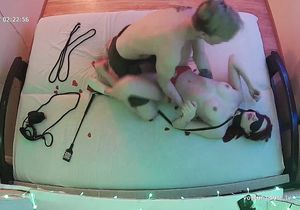 I'm going to enjoy BDSM sex of my inventive roommates