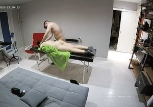 I'm in seventh heaven because of the naked massage video