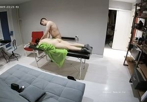 I'm in seventh heaven because of the naked massage video